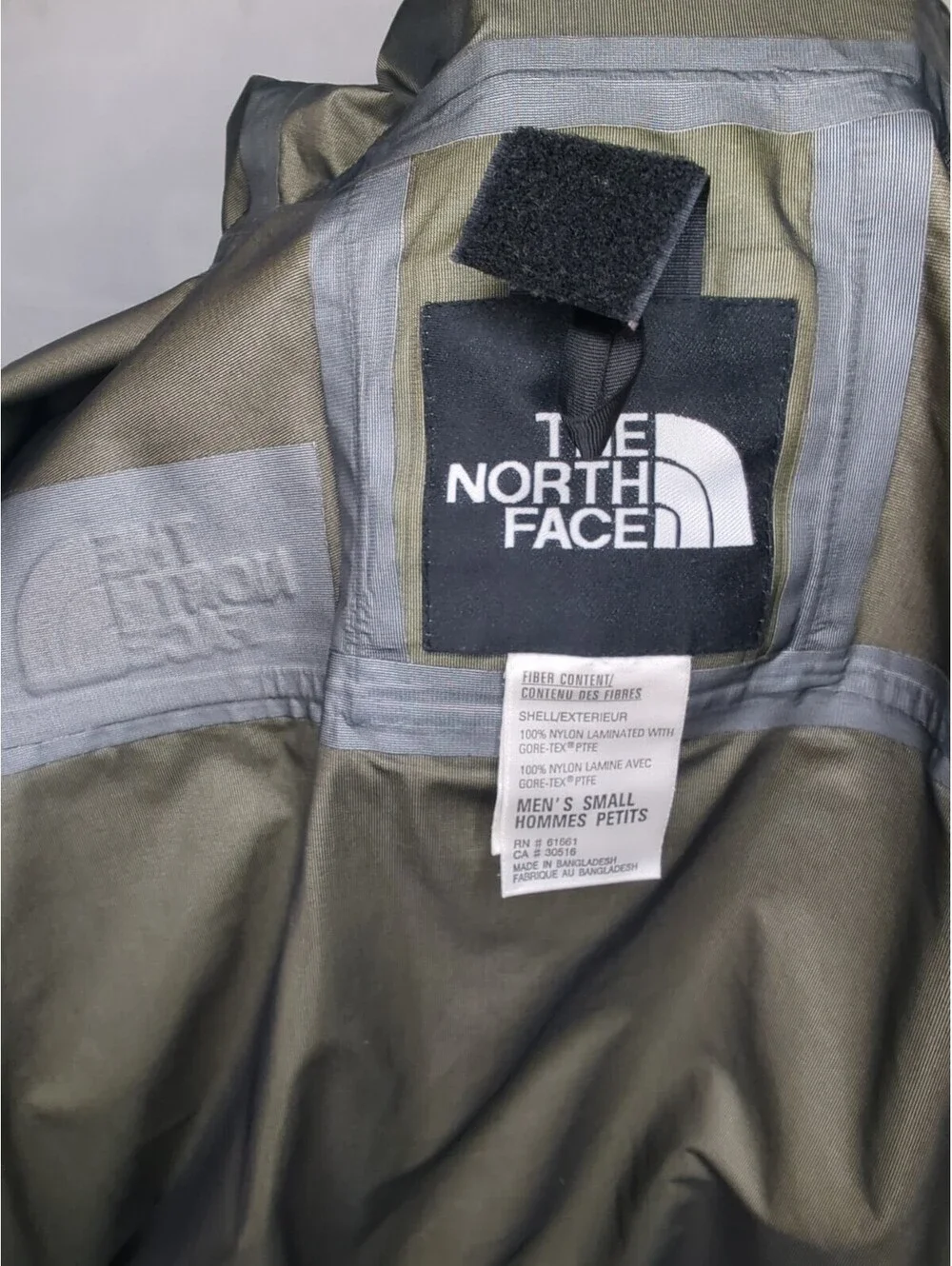 Vintage 90s The North Face Gore-Tex Ski Jacket Gorpcore Mens Small Hood Shell Bl